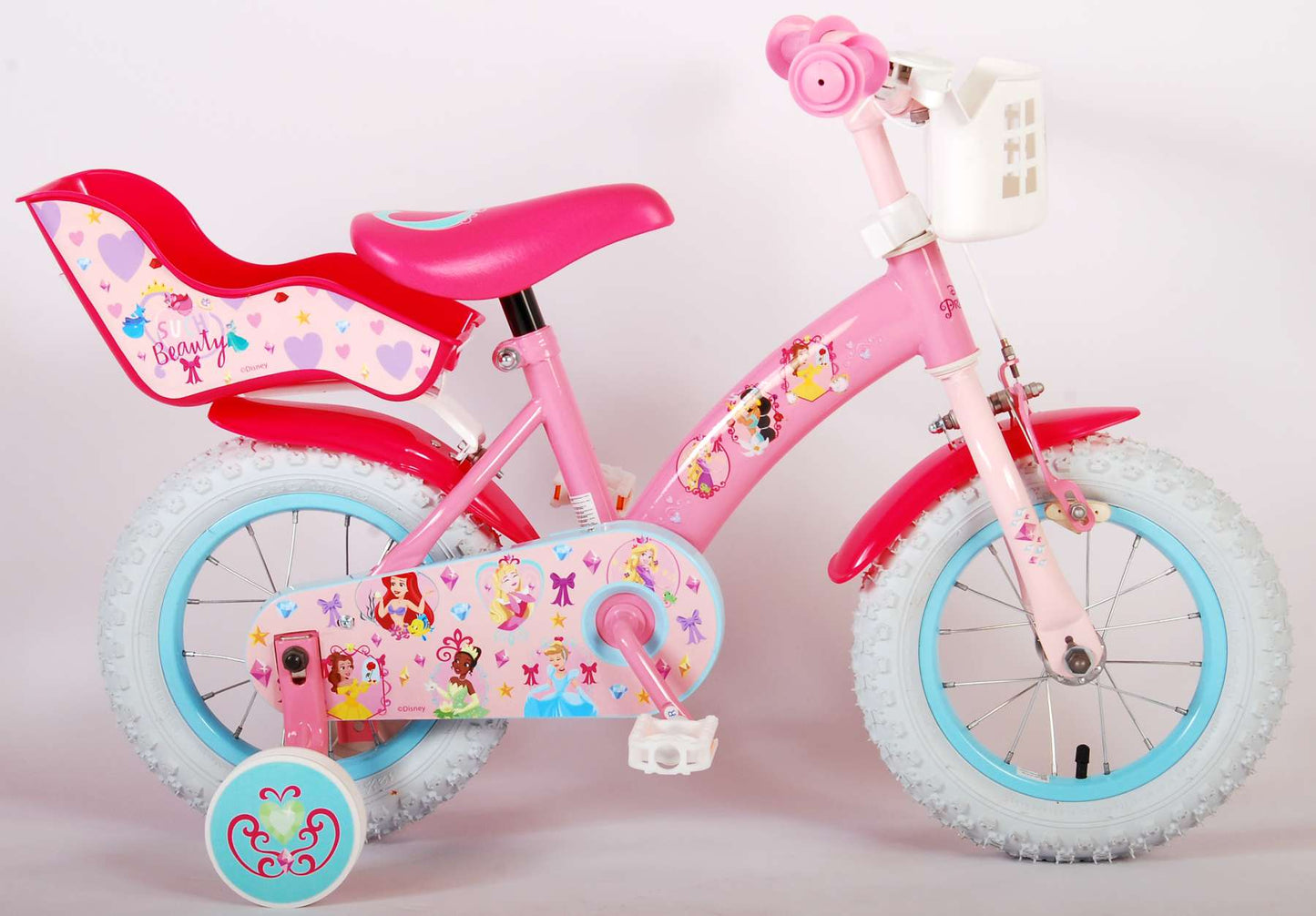 Disney Princess Kinderfiets 12 inch - 3-5 jaar extra afbeelding 5