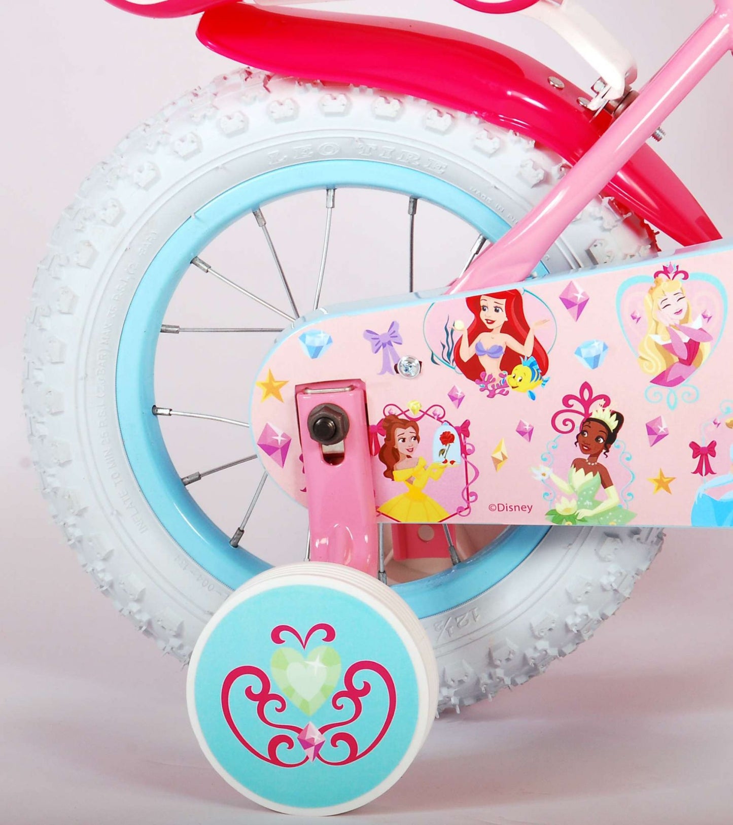 Disney Princess Kinderfiets 12 inch - 3-5 jaar extra afbeelding 6