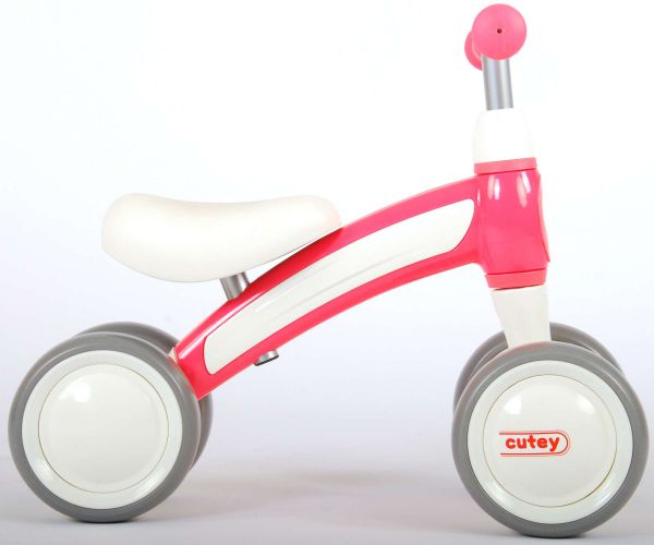 QPlay Cutey Ride On Loopfiets - Jongens en Meisjes - Roze - Vanaf 2 jaar extra afbeelding 2