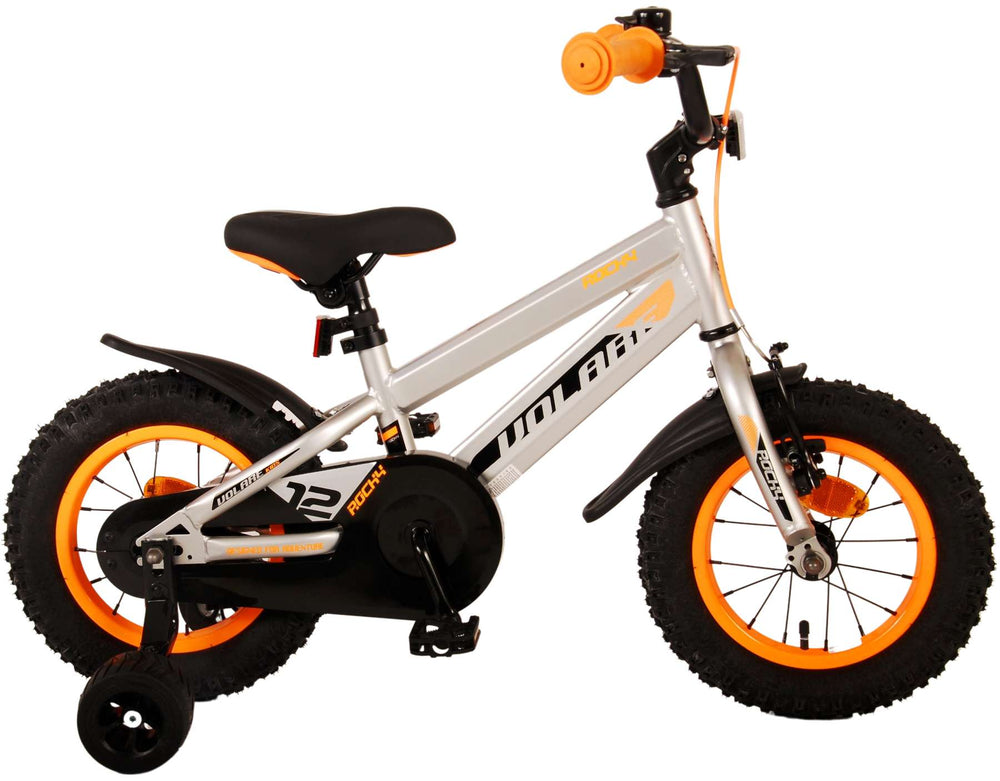 Volare Rocky Kinderfiets - Jongens - 12 inch - Grijs - 3-5 jaar extra afbeelding 3