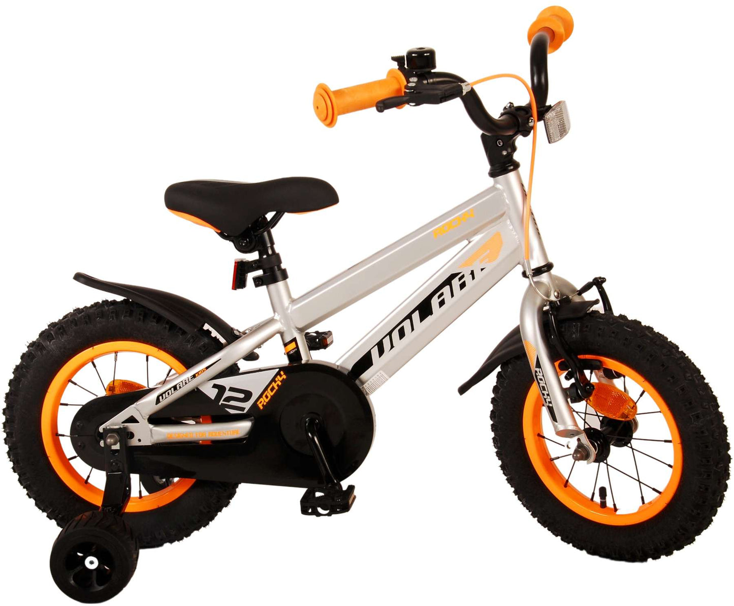 Volare Rocky Kinderfiets - Jongens - 12 inch - Grijs - 3-5 jaar extra afbeelding 4