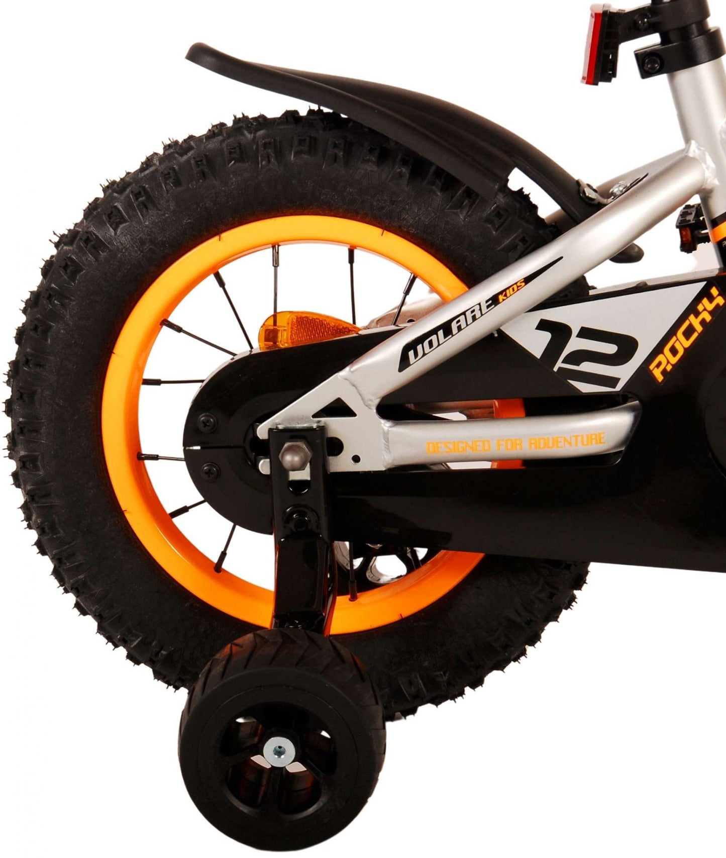 Volare Rocky Kinderfiets - Jongens - 12 inch - Grijs - 3-5 jaar extra afbeelding 5