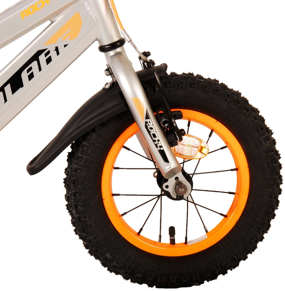 Volare Rocky Kinderfiets - Jongens - 12 inch - Grijs - 3-5 jaar extra afbeelding 6