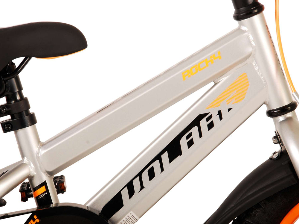 Volare Rocky Kinderfiets - Jongens - 12 inch - Grijs - 3-5 jaar extra afbeelding 8