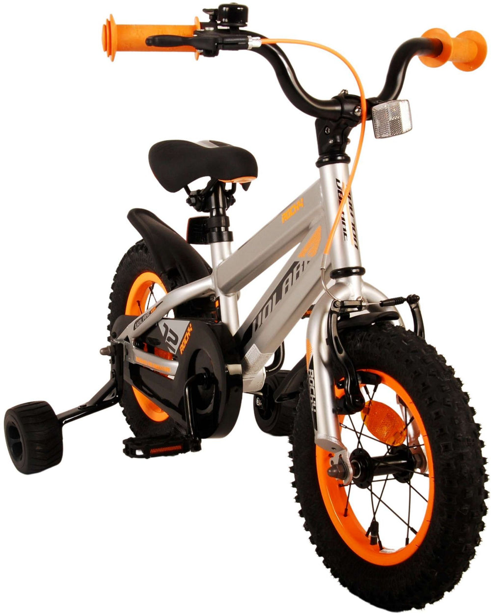 Volare Rocky Kinderfiets - Jongens - 12 inch - Grijs - 3-5 jaar extra afbeelding 11
