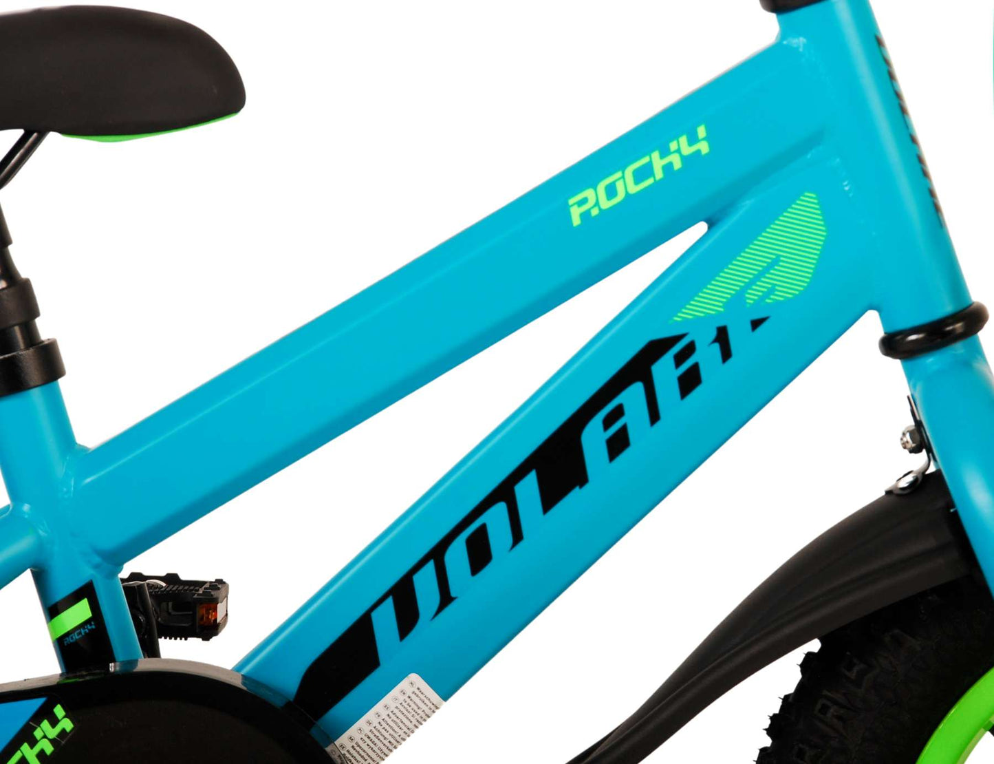 Volare Rocky Kinderfiets - Jongens - 12 inch - Groen - 3-5 jaar extra afbeelding 8