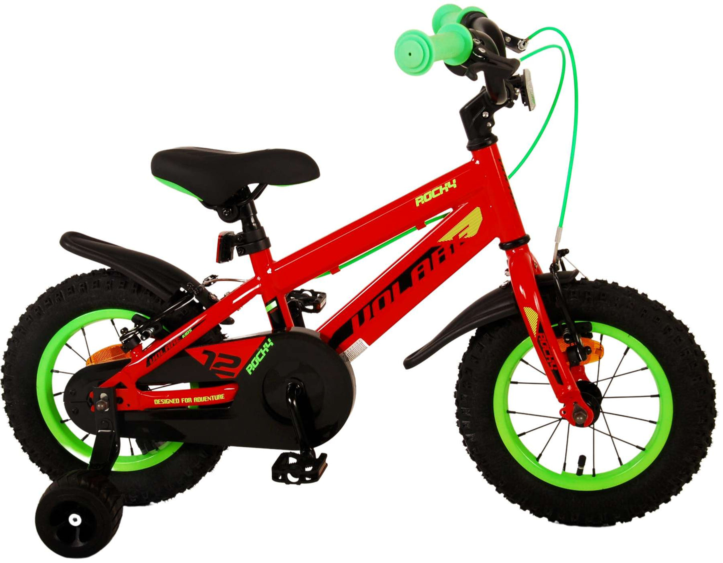 Volare Rocky Kinderfiets - Jongens - 12 inch - Rood - 3-5 jaar extra afbeelding 15