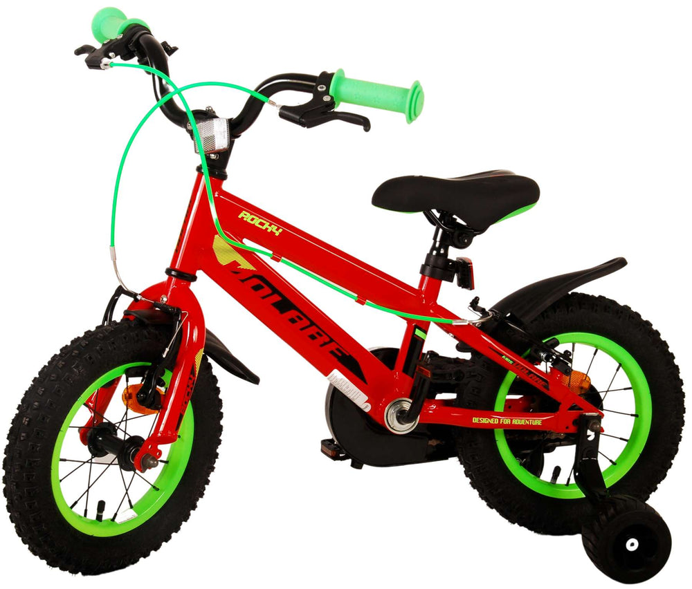 Volare Rocky Kinderfiets - Jongens - 12 inch - Rood - 3-5 jaar extra afbeelding 3