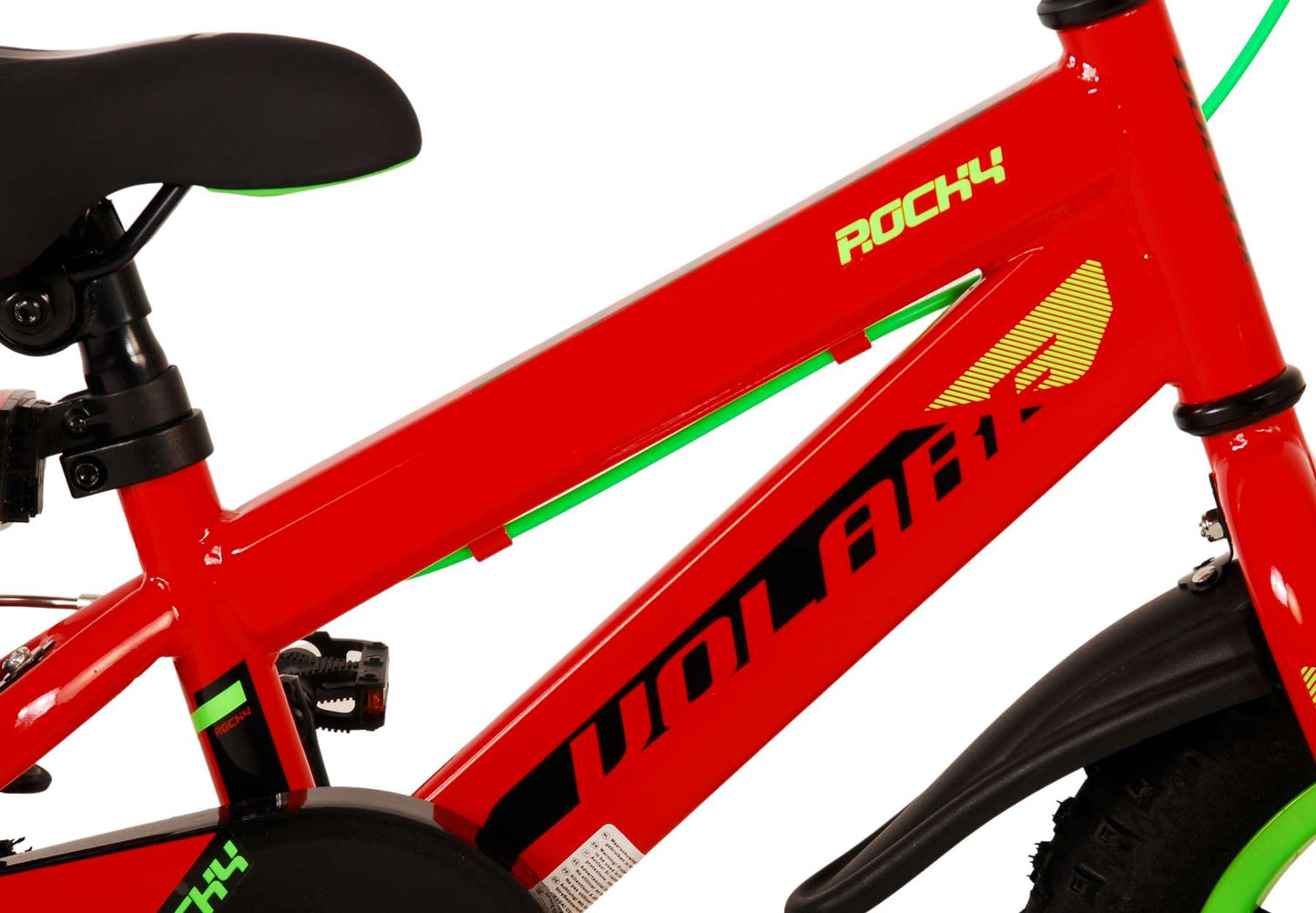 Volare Rocky Kinderfiets - Jongens - 12 inch - Rood - 3-5 jaar extra afbeelding 10