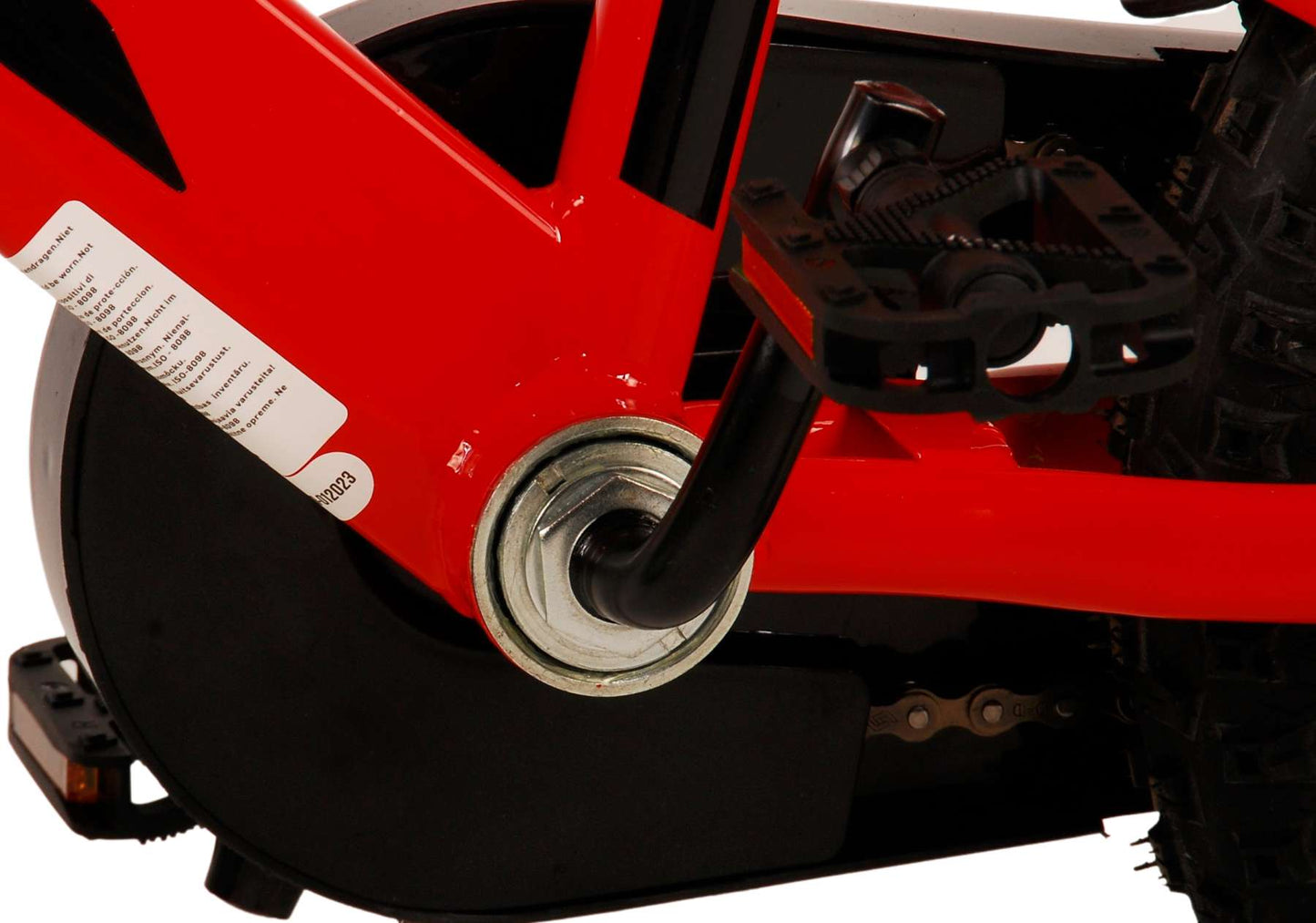 Volare Rocky Kinderfiets - Jongens - 14 inch - Rood - 3-5 jaar extra afbeelding 17