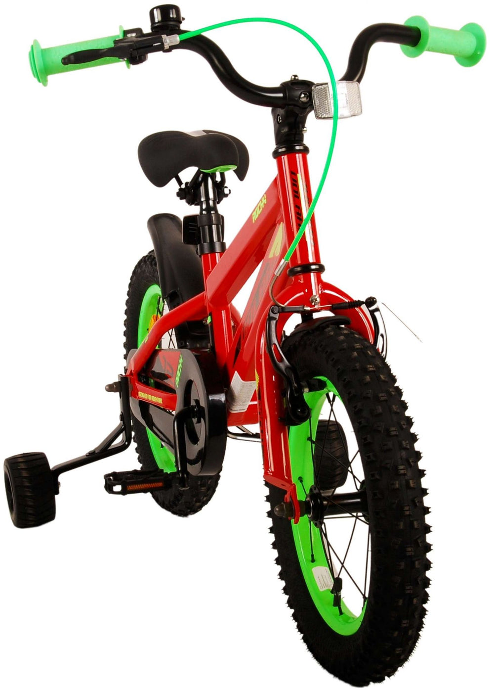 Volare Rocky Kinderfiets - Jongens - 14 inch - Rood - 3-5 jaar extra afbeelding 12