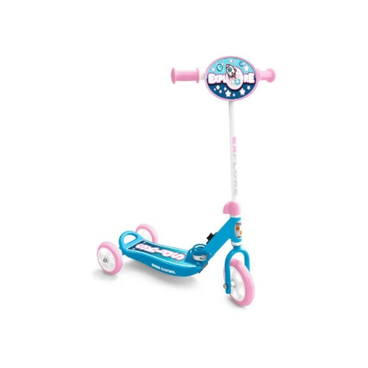 Opvouwbare 3-wiel step SKIDS CONTROL Explore roze - Vanaf 5 jaar bij Fietstotaal