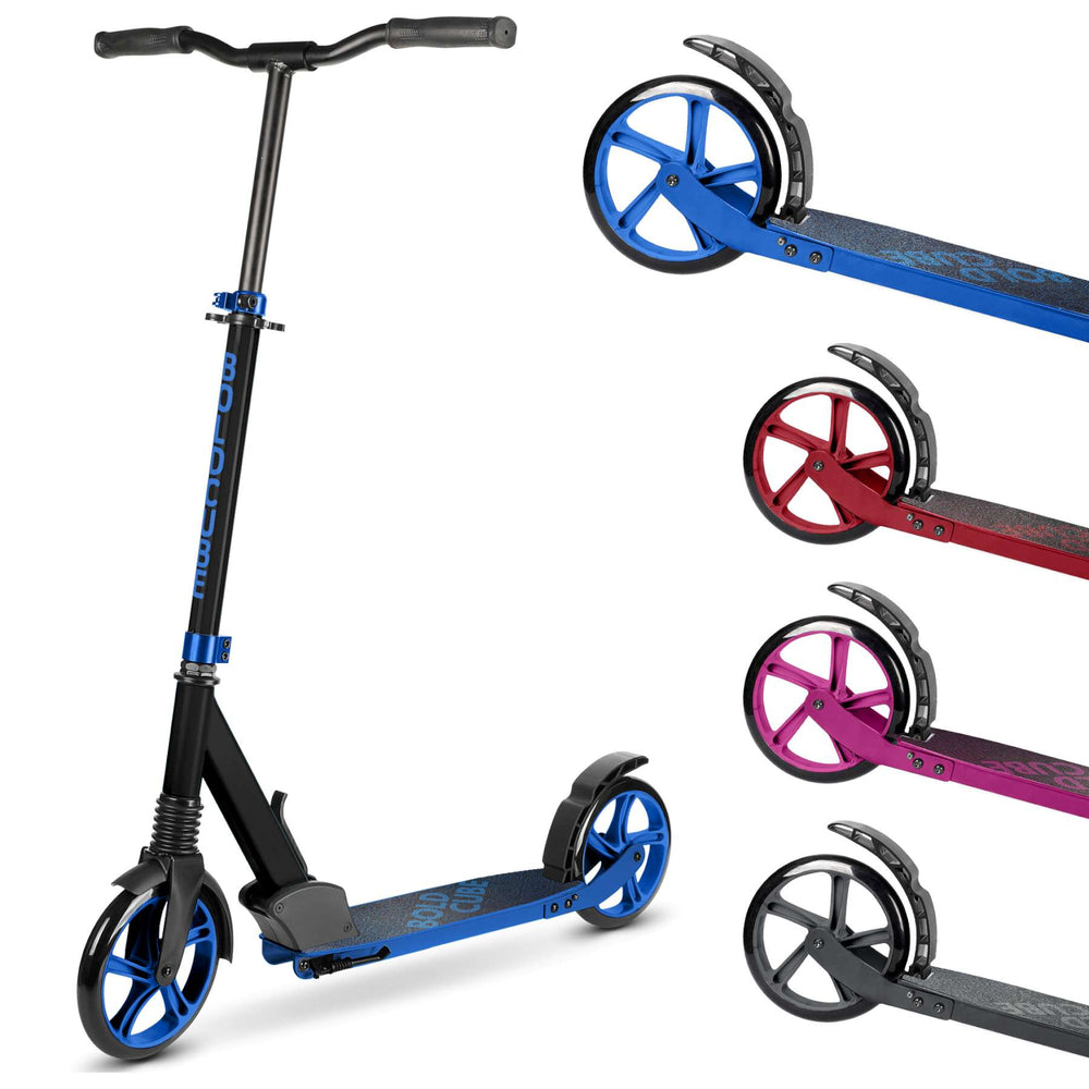 BOLDCUBE BIG 2-wielstep - Diep Blauw - Vanaf 5 jaar extra afbeelding 3