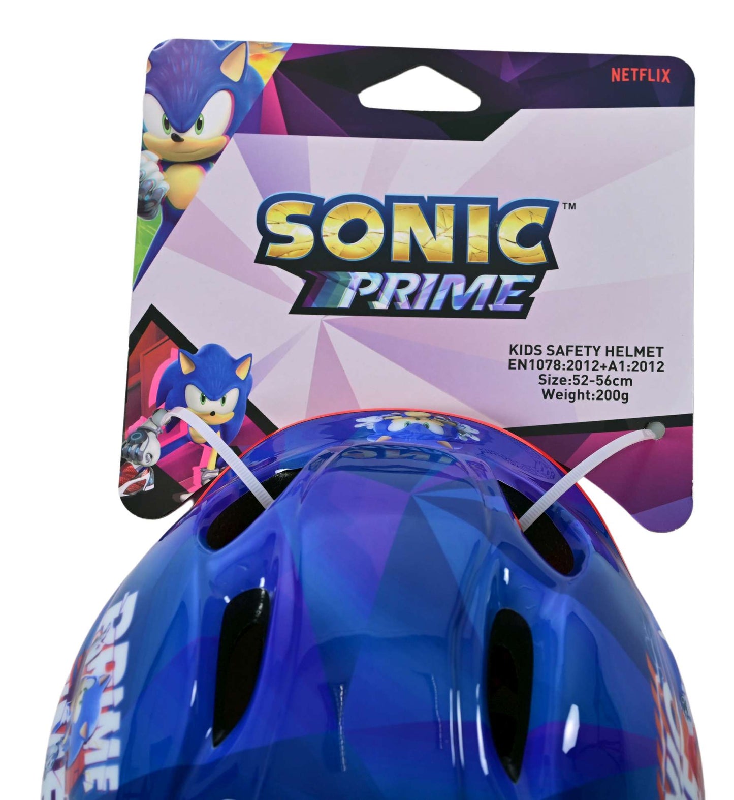 Sonic Prime Fietshelm - 52-56 cm extra afbeelding 3