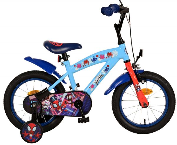 Spidey Kinderfiets - Jongens - 14 inch - Blauw - 3-5 jaar extra afbeelding 2