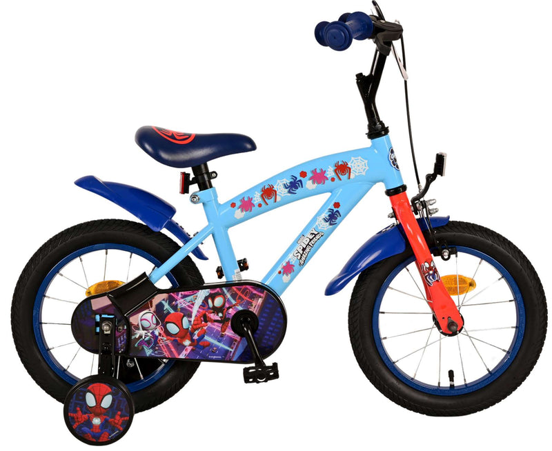 Spidey Kinderfiets - Jongens - 14 inch - Blauw - 3-5 jaar