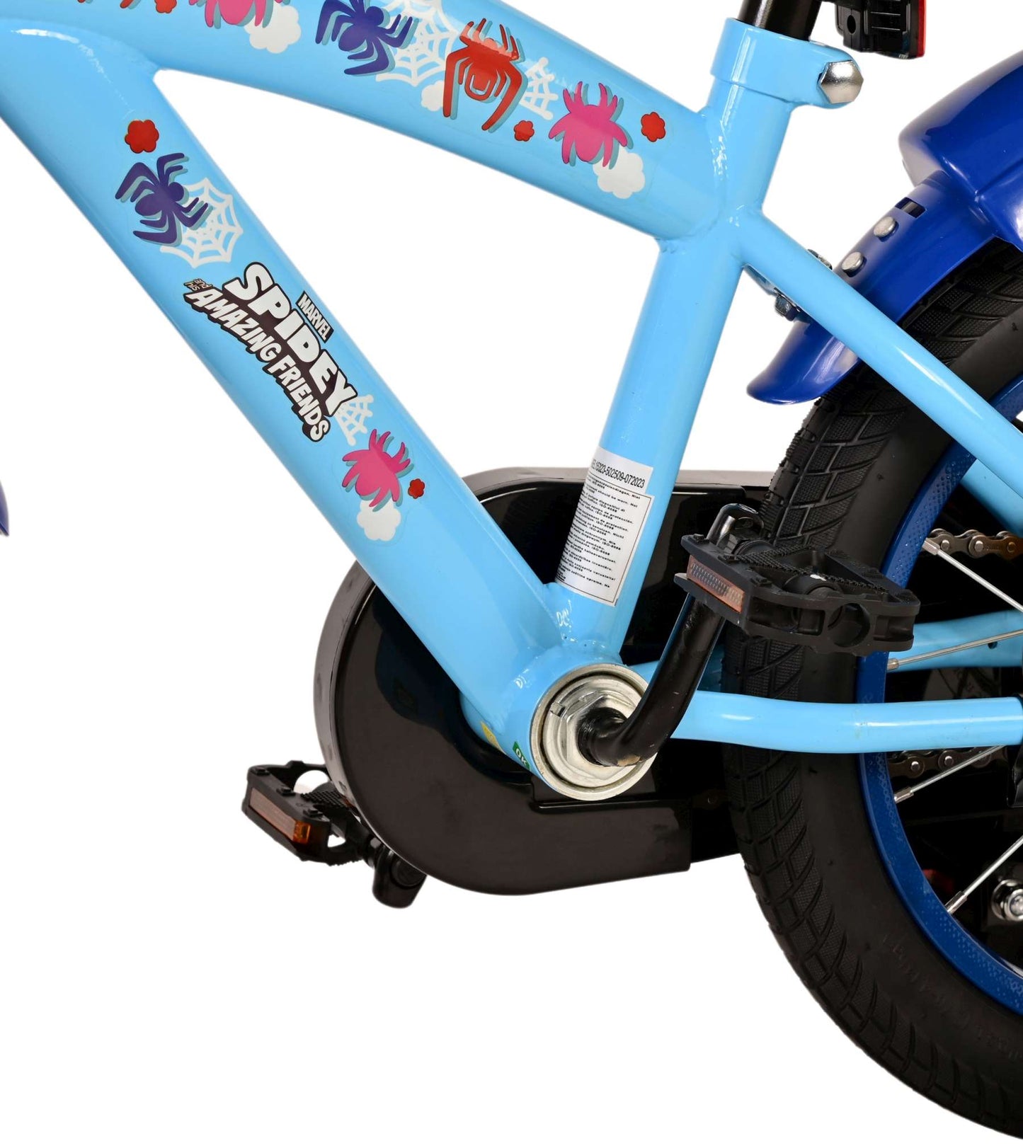 Spidey Kinderfiets - Jongens - 14 inch - Blauw - 3-5 jaar extra afbeelding 11