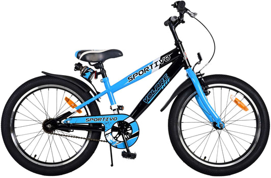 Volare Sportivo Kinderfiets - Jongens - 20 inch - Blauw - 6-8 jaar bij Fietstotaal