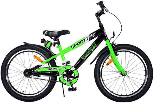Volare Sportivo Kinderfiets - Jongens - 20 inch - Groen - 6-8 jaar bij Fietstotaal