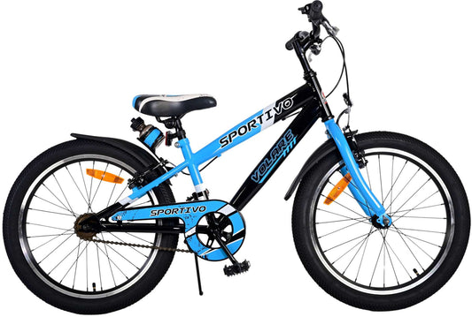 Volare Sportivo Kinderfiets - Jongens - 20 inch - Blauw - Twee handremmen - 6-8 jaar bij Fietstotaal