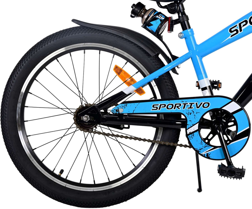Volare Sportivo Kinderfiets - Jongens - 20 inch - Blauw - 6-8 jaar extra afbeelding 4