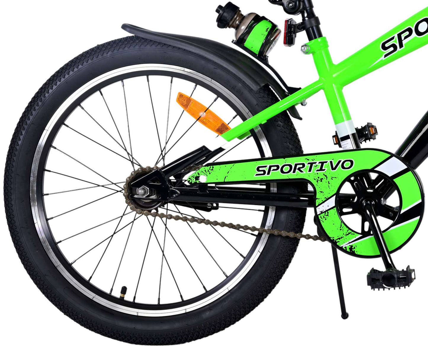 Volare Sportivo Kinderfiets - Jongens - 20 inch - Groen - 6-8 jaar extra afbeelding 4