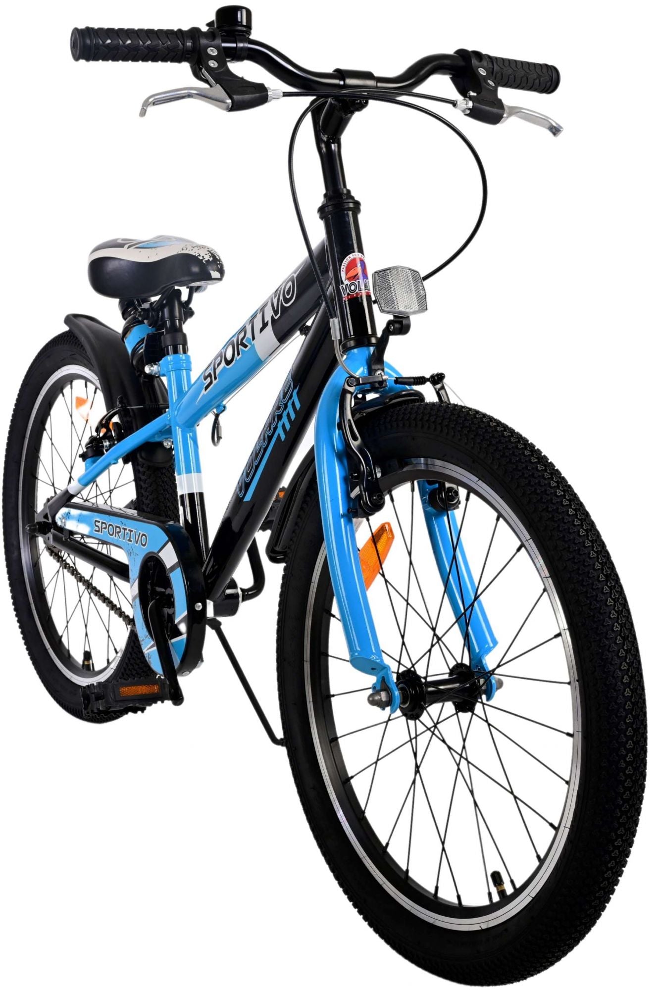Volare Sportivo Kinderfiets - Jongens - 20 inch - Blauw - Twee handremmen - 6-8 jaar extra afbeelding 7