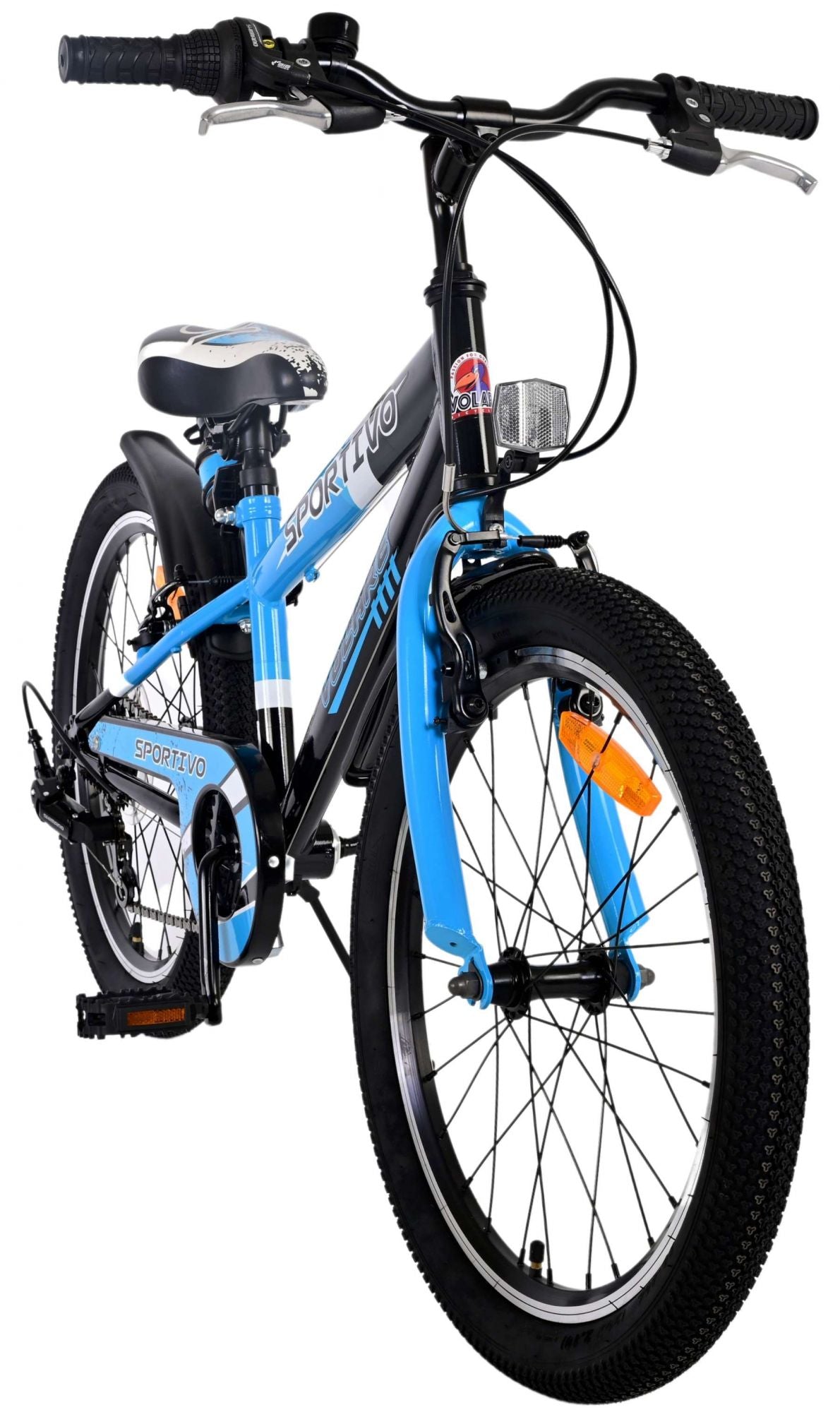 Volare Sportivo Kinderfiets - Jongens - 20 inch - Blauw - 7 versnellingen - 6-8 jaar extra afbeelding 8