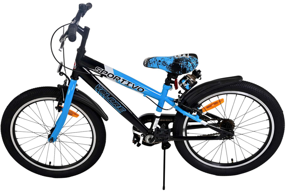 Volare Sportivo Kinderfiets - Jongens - 20 inch - Blauw - Twee handremmen - 6-8 jaar extra afbeelding 9