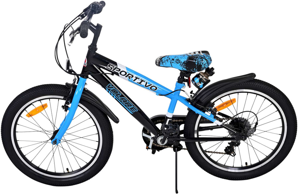 Volare Sportivo Kinderfiets - Jongens - 20 inch - Blauw - 7 versnellingen - 6-8 jaar extra afbeelding 10