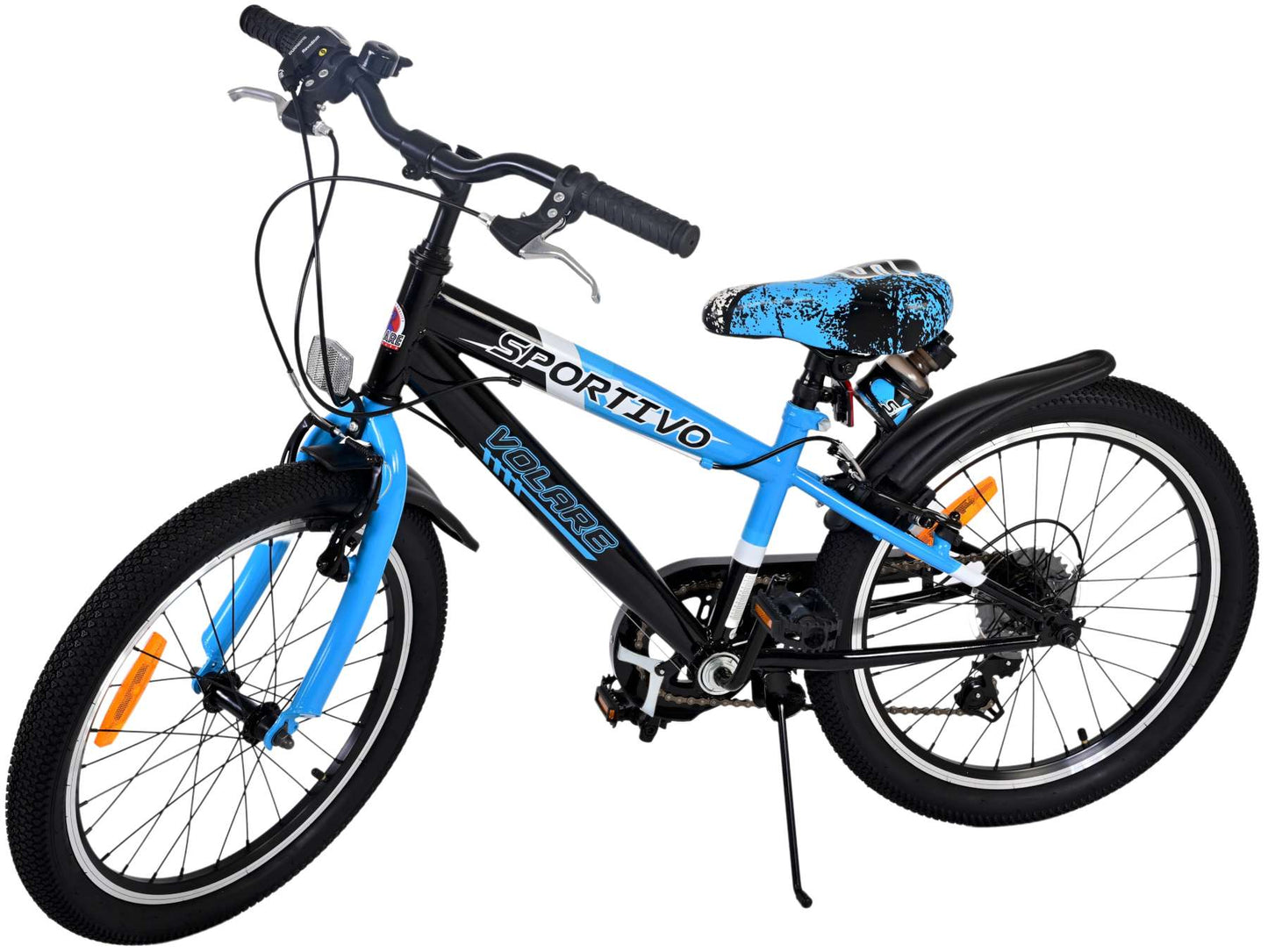 Volare Sportivo Kinderfiets - Jongens - 20 inch - Blauw - 7 versnellingen - 6-8 jaar extra afbeelding 11