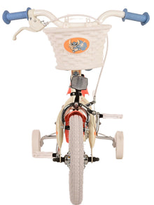 Disney Stitch Kinderfiets - Meisjes - 12 inch - CrÃ¨me Koraal Blauw - 3-5 jaar extra afbeelding 8