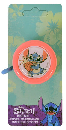 Disney Stitch Fietsbel - Roze / Koraal Blauw extra afbeelding 2