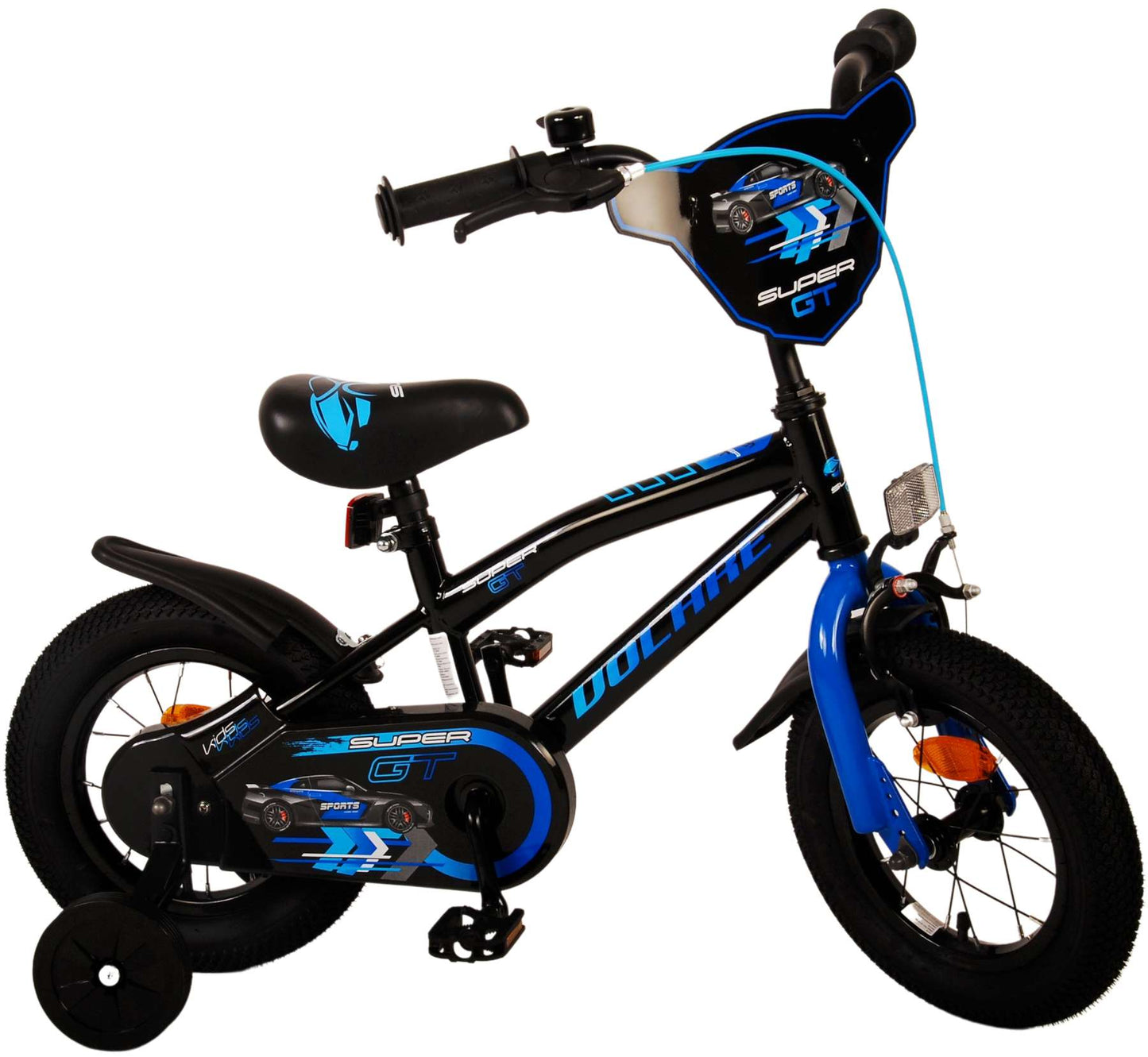 Volare Super GT Kinderfiets - Jongens - 12 inch - Blauw - 3-5 jaar extra afbeelding 4