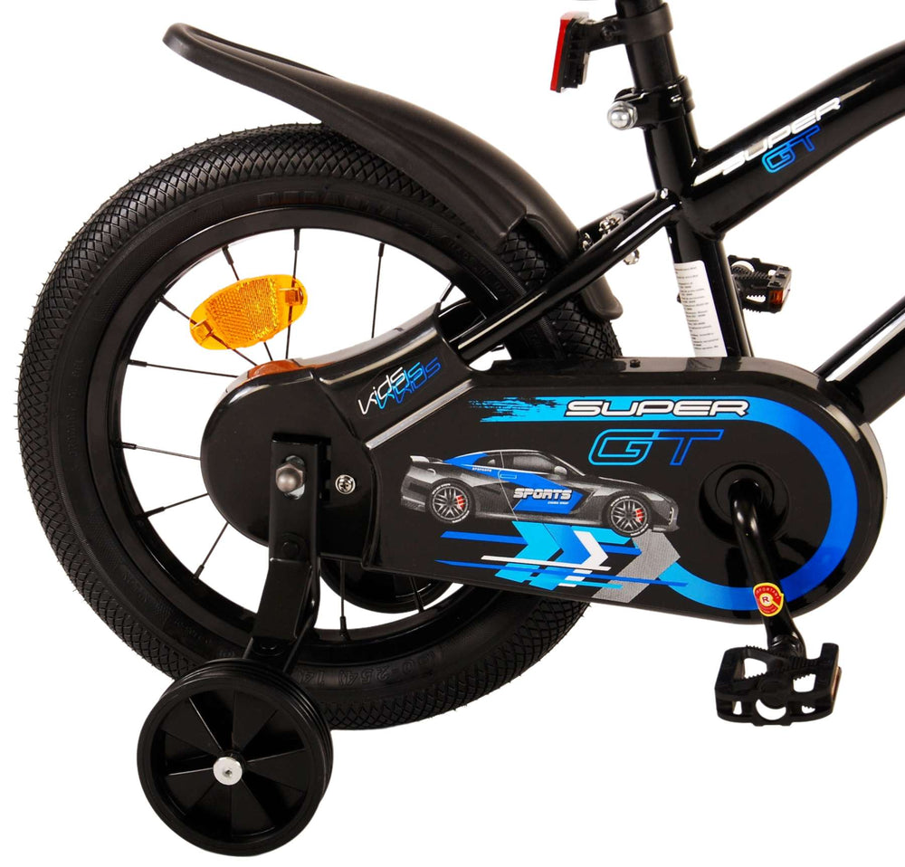 Volare Super GT Kinderfiets - Jongens - 14 inch - Blauw - 3-5 jaar extra afbeelding 5