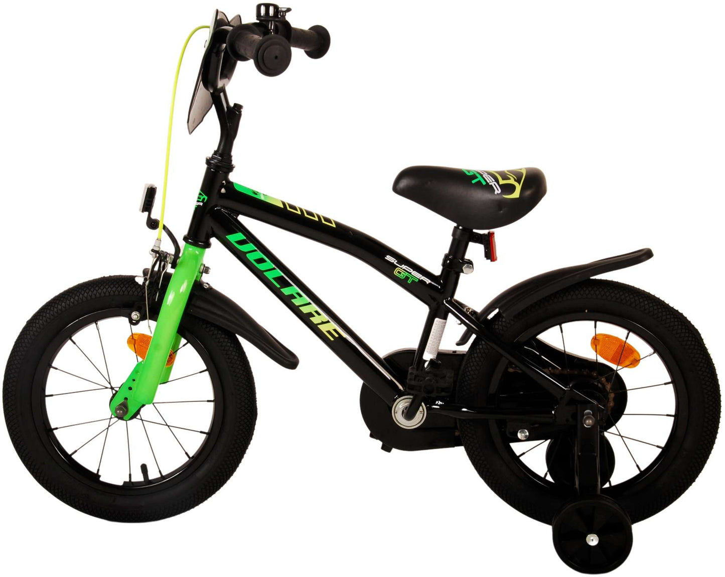 Volare Super GT Kinderfiets - Jongens - 14 inch - Groen - 3-5 jaar extra afbeelding 14
