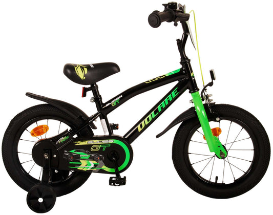 Volare Super GT Kinderfiets - Jongens - 14 inch - Groen - 3-5 jaar bij Fietstotaal