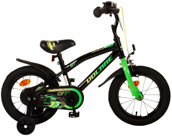 Volare Super GT Kinderfiets - Jongens - 14 inch - Groen - 3-5 jaar extra afbeelding 2