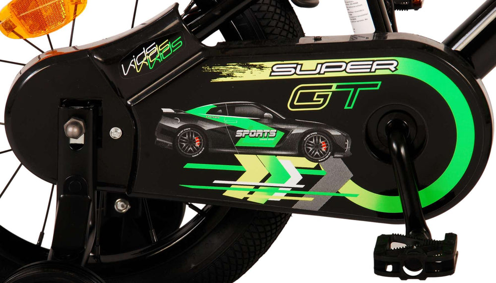 Volare Super GT Kinderfiets - Jongens - 14 inch - Groen - 3-5 jaar extra afbeelding 7