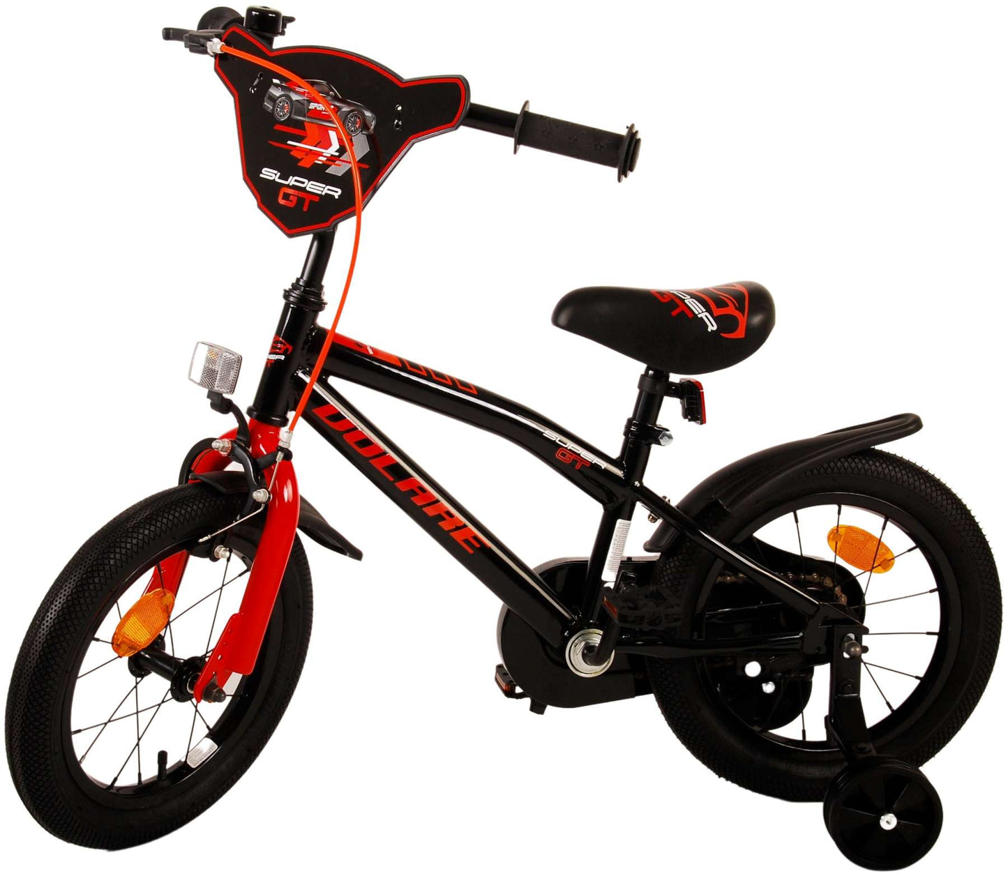 Volare Super GT Kinderfiets - Jongens - 14 inch - Rood - 3-5 jaar extra afbeelding 15