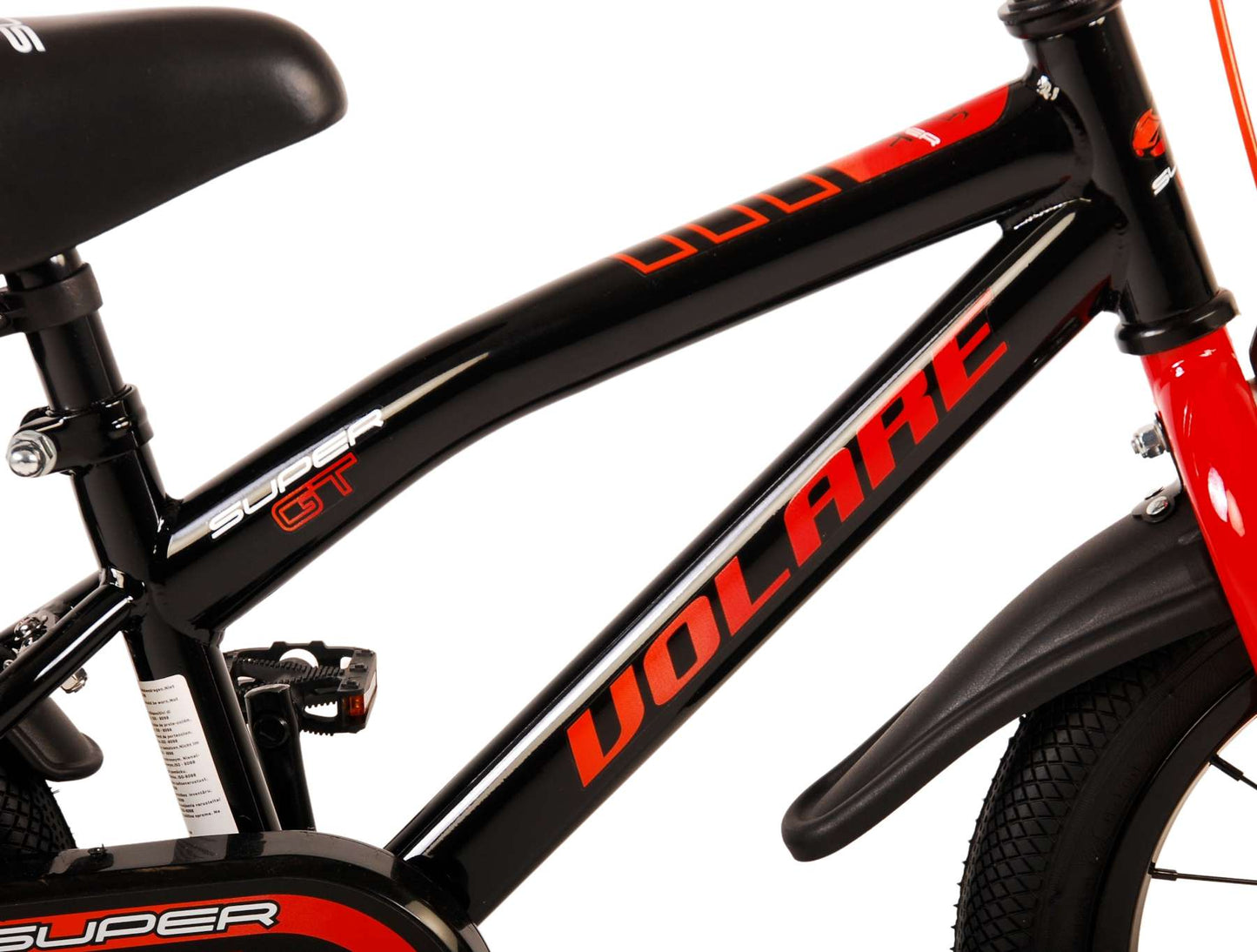 Volare Super GT Kinderfiets - Jongens - 14 inch - Rood - 3-5 jaar extra afbeelding 8