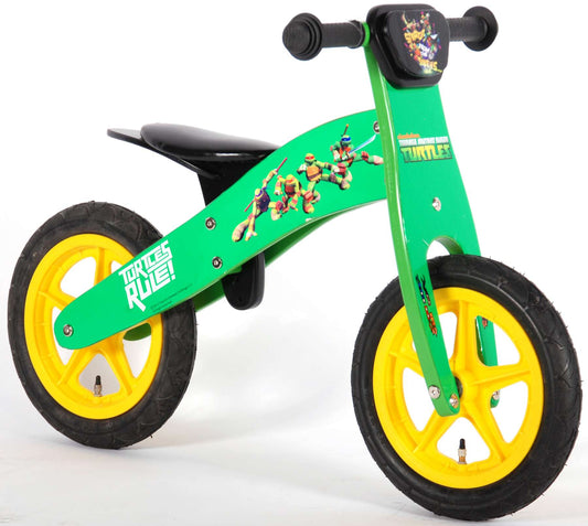 Teenage Mutant Ninja Turtles houten loopfiets 12 inch - 3-5 jaar bij Fietstotaal
