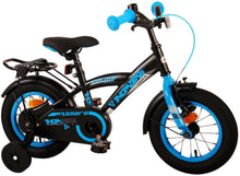 Volare Thombike Kinderfiets - Jongens - 12 inch - Zwart Blauw - Zwart, Blauw - 3-5 jaar extra afbeelding 3