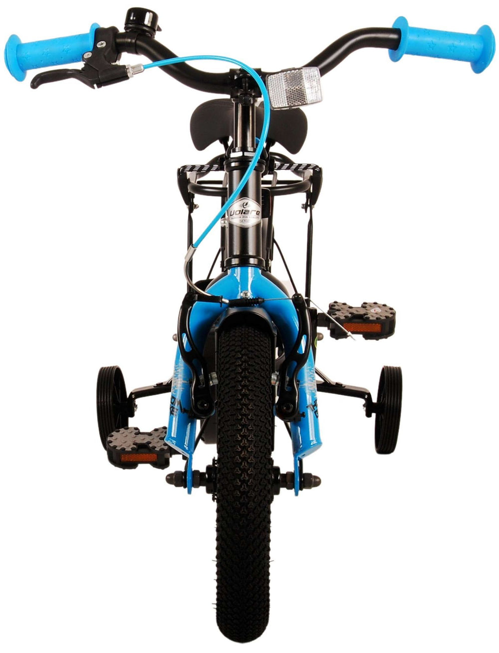 Volare Thombike Kinderfiets - Jongens - 12 inch - Zwart Blauw - Zwart, Blauw - 3-5 jaar extra afbeelding 12