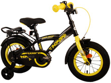 Volare Thombike Kinderfiets - Jongens - 12 inch - Zwart Geel - Zwart, Geel - 3-5 jaar extra afbeelding 3