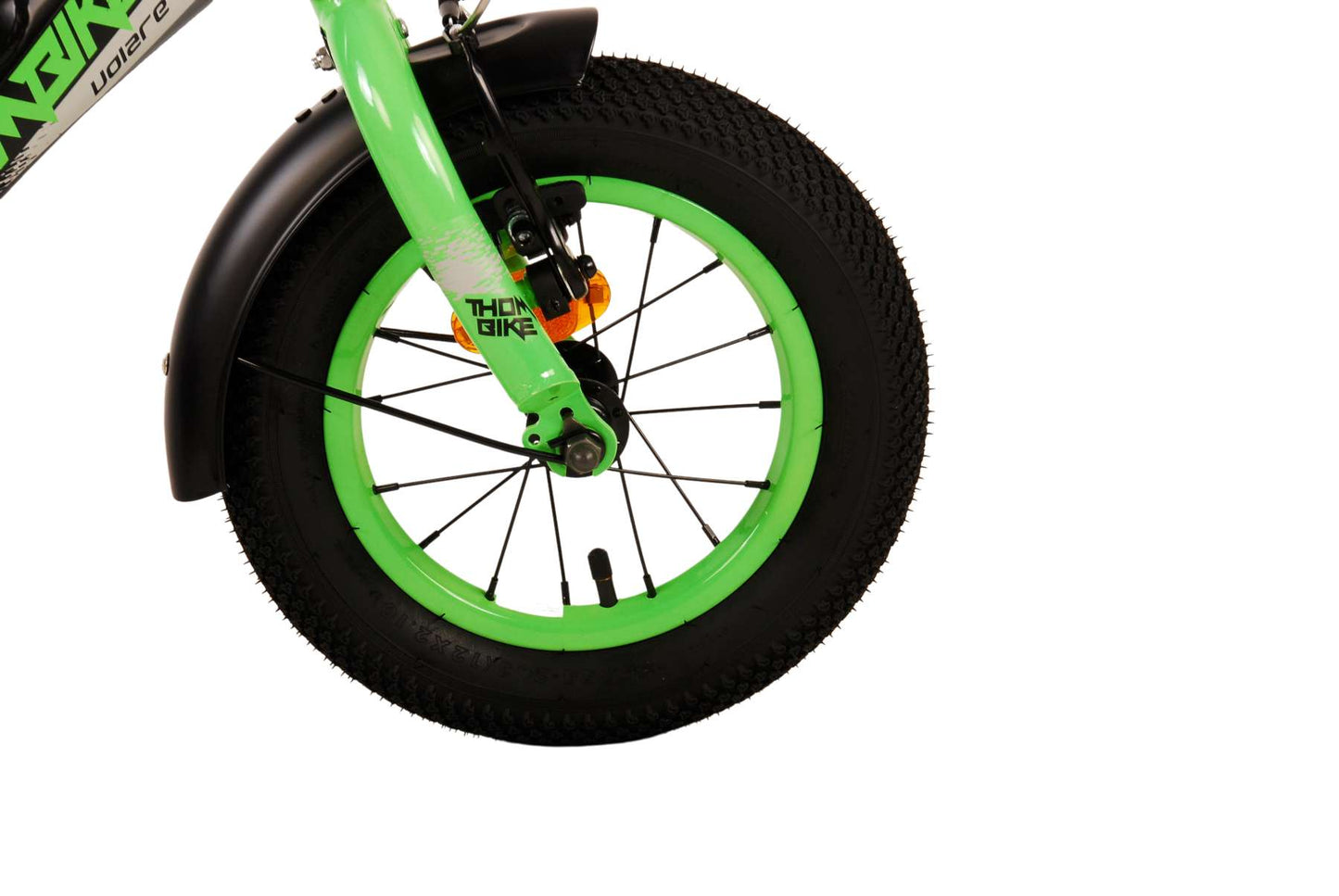 Volare Thombike Kinderfiets - Jongens - 12 inch - Zwart Groen - Zwart, Groen - 3-5 jaar extra afbeelding 6