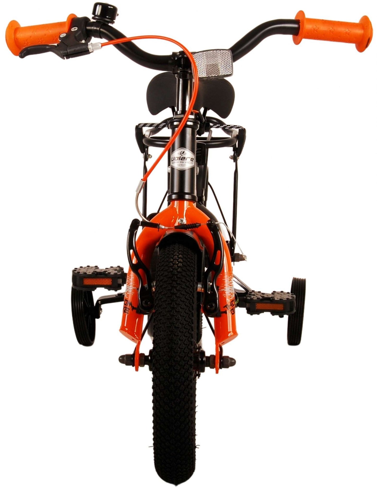 Volare Thombike Kinderfiets - Jongens - 12 inch - Zwart Oranje - Zwart, Oranje - 3-5 jaar extra afbeelding 12