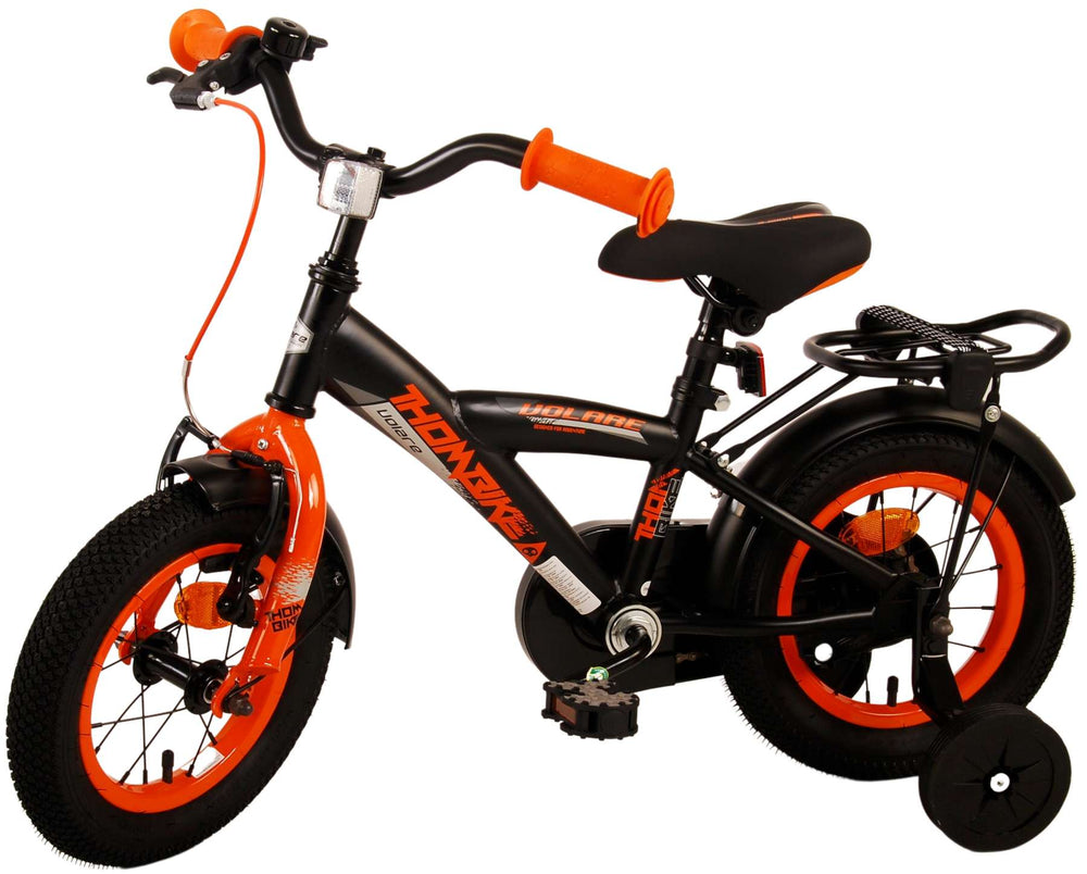 Volare Thombike Kinderfiets - Jongens - 12 inch - Zwart Oranje - Zwart, Oranje - 3-5 jaar extra afbeelding 15