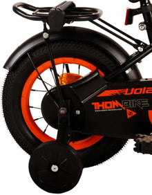 Volare Thombike Kinderfiets - Jongens - 12 inch - Zwart Oranje - Zwart, Oranje - 3-5 jaar extra afbeelding 5