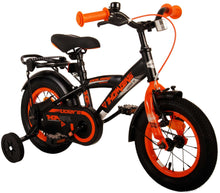 Volare Thombike Kinderfiets - Jongens - 12 inch - Zwart Oranje - Zwart, Oranje - 3-5 jaar extra afbeelding 11
